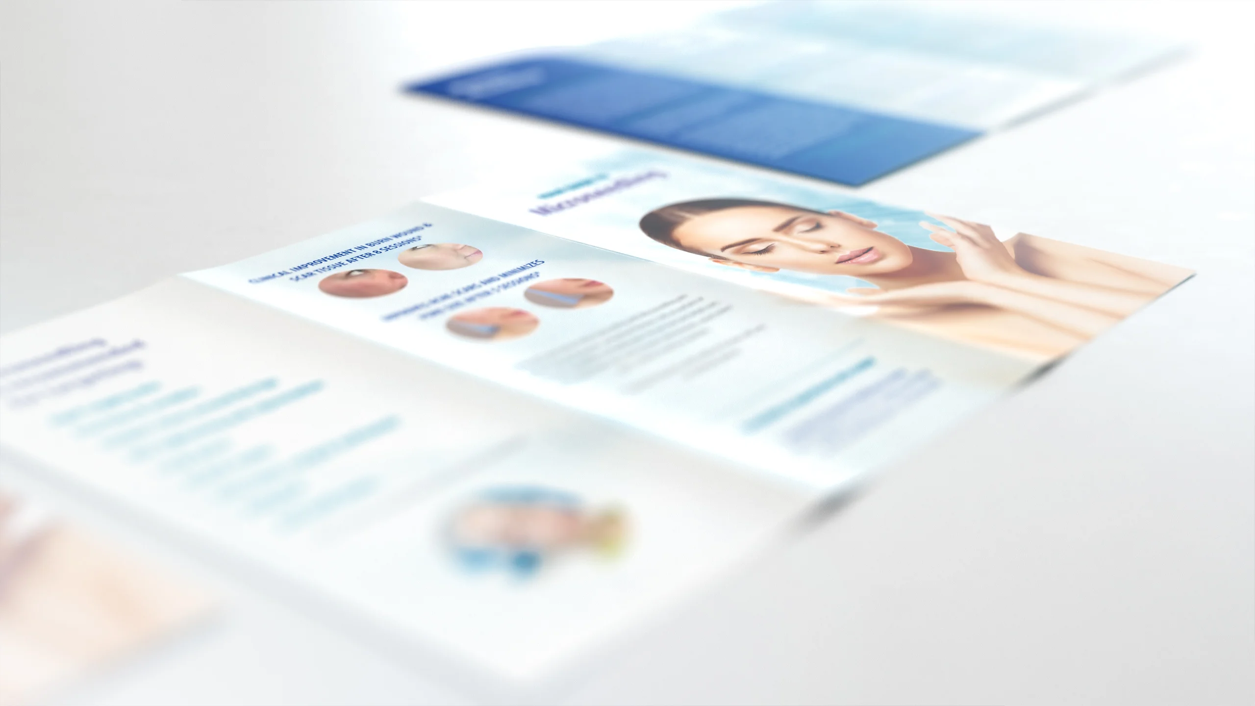 Cascades Chiropractic Wellness Center Tri-Fold Microneedling Beauty Brochure